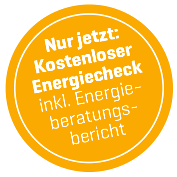 Grafik mit Hinweis auf kostenlose Energieberatung