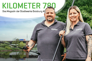 Teaser Kundenmagazin KM 780 Paar mit Angelruten