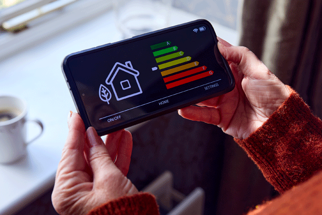 Heizungssteuerung auf dem Smartphone. Heizungssteuerung auf dem Smartphone.